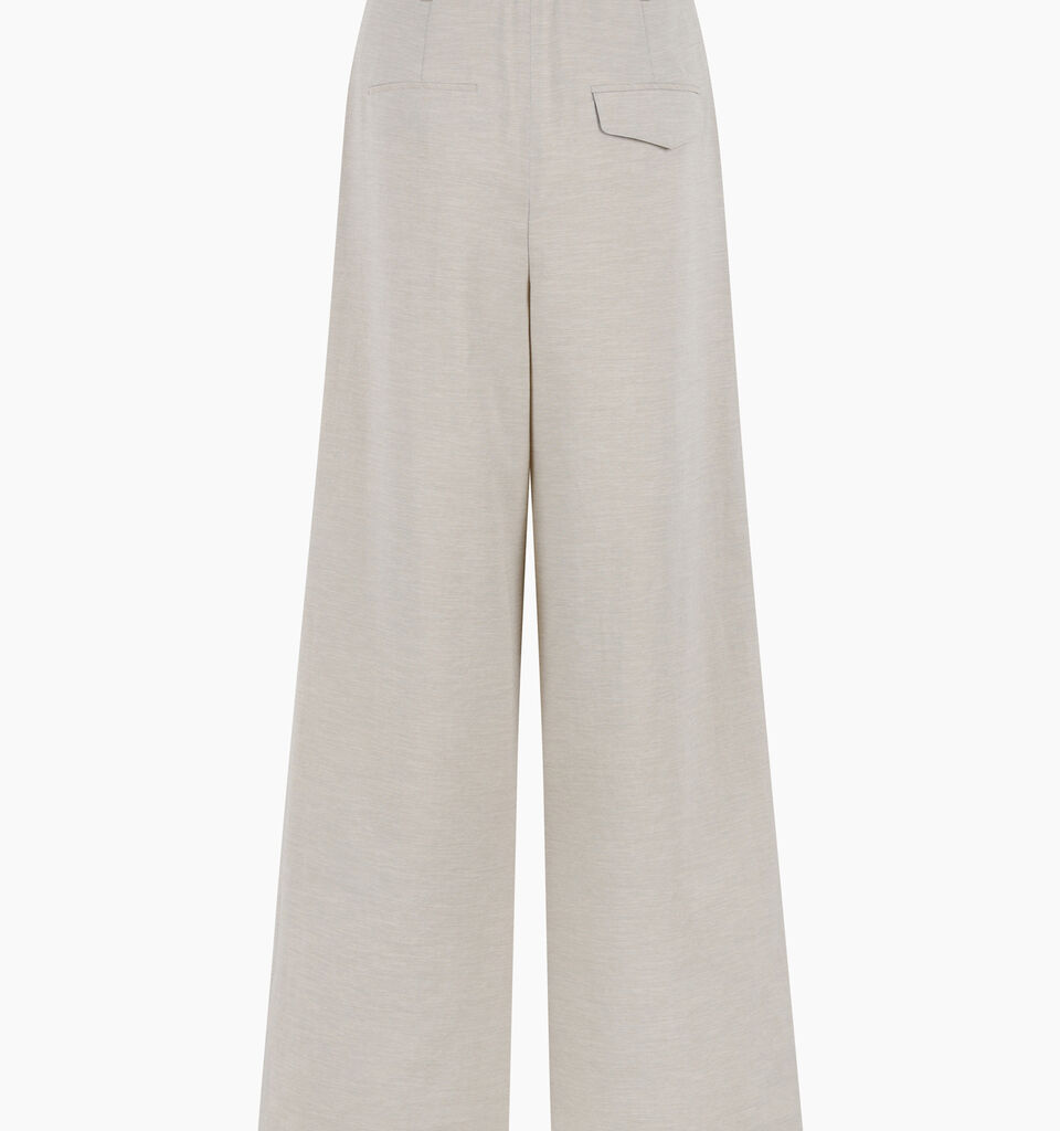 Light beige flared trousers - sisley k pantaloni flare - Bege | Sisley K image number 2